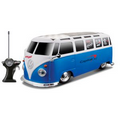 1/24 Scale 7" Remote Control Volkswagen Samba Van Full Color Logo on Both Doors